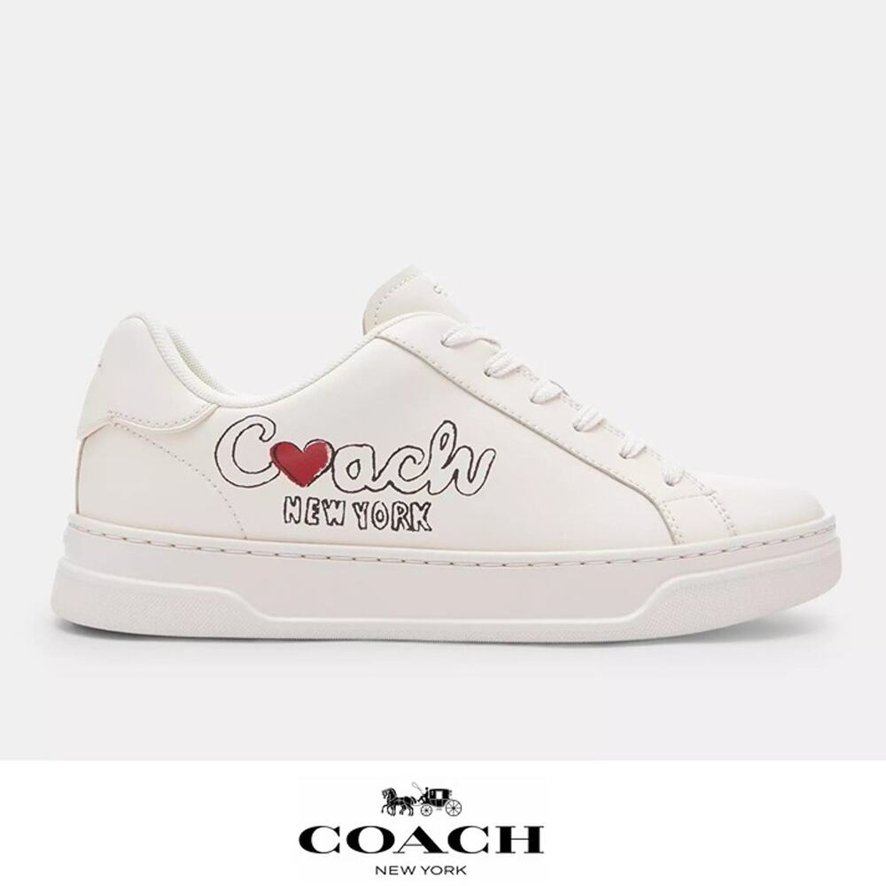 ❤️ Coach High Line Sneaker With Heart